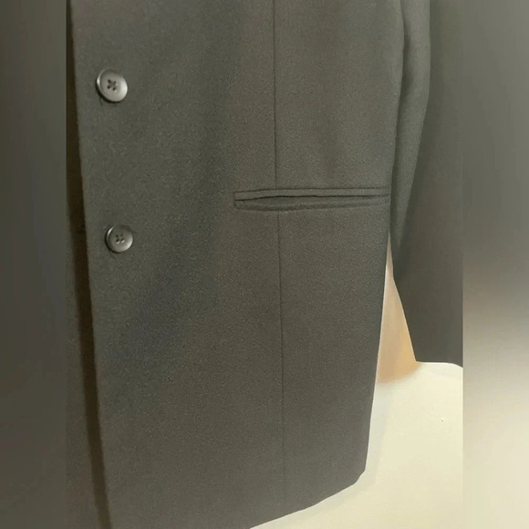 Vintage Norton McNaughton Womens Black Wool Blazer Jacket Size 10 - Picture 6 of 7